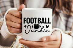 Football Junkie SVG | American Football SVG Product Image 4