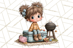 Football Kids Clipart PNG Fall Tailgate Game Day Clip Art Product Image 2