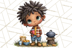 Football Kids Clipart PNG Fall Tailgate Game Day Clip Art Product Image 3