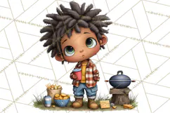 Football Kids Clipart PNG Fall Tailgate Game Day Clip Art Product Image 3