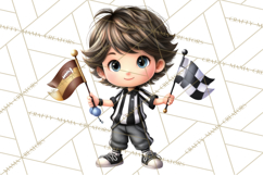 Football Kids Clipart PNG Fall Tailgate Game Day Clip Art Product Image 3