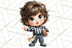 Football Kids Clipart PNG Fall Tailgate Game Day Clip Art Product Image 5