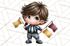 Football Kids Clipart PNG Fall Tailgate Game Day Clip Art Product Image 4