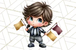 Football Kids Clipart PNG Fall Tailgate Game Day Clip Art Product Image 4