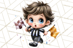 Football Kids Clipart PNG Fall Tailgate Game Day Clip Art Product Image 5