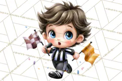 Football Kids Clipart PNG Fall Tailgate Game Day Clip Art Product Image 5