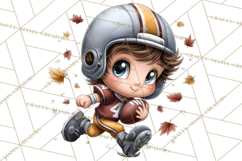 Football Kids Clipart PNG Fall Tailgate Game Day Clip Art Product Image 4
