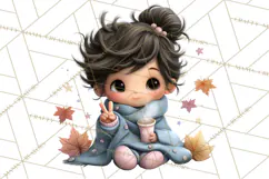 Football Kids Clipart PNG Fall Tailgate Game Day Clip Art Product Image 5