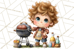Football Kids Clipart PNG Fall Tailgate Game Day Clip Art Product Image 3