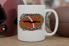 Football Kisses Sublimation PNG Product Image 3