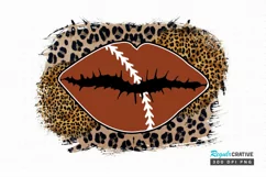 Football Kisses Sublimation PNG Product Image 1