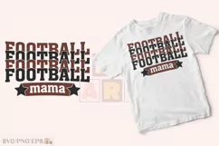 Football Mama SVG T-shirt Design, PNG Shirt Product Image 3