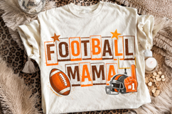 Retro Football Mama PNG, Football Game Day PNG, Sports PNG Product Image 1