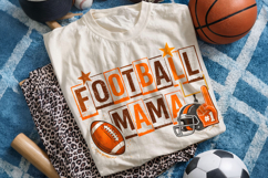 Retro Football Mama PNG, Football Game Day PNG, Sports PNG Product Image 2