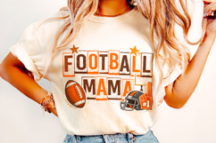 Retro Football Mama PNG, Football Game Day PNG, Sports PNG Product Image 3