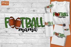 Football mama sublimation design PNG