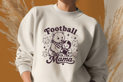 Football Mama SVG, Game Day Mama PNG, Bear Football Design Product Image 2