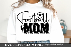 Football Mom SVG - Football Mom Design Product Image 1