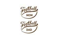Football Mom And Football Dad Product Image 1