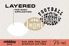 Football Mom Svg, Dxf Eps Png, Leopard Print, Football Mom Shirt, Cricut Cut Files, Silhouette, Sublimation, Cheetah Football, Cheetah Football Mom, Leopard Football Png, Leopard Football Svg, Football mom tumbler, Midday SVG