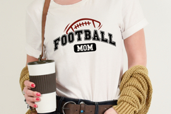 Football Mom Arched SVG Quote | Football Mama SVG Product Image 2