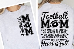 Football Mom PNG, Football Mom My Wallet is Empty PNG Product Image 2