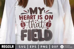 my heart is on, football svg, my heart, football,svg, sports,football mama, football t-shirt, My Heart, game day shirts