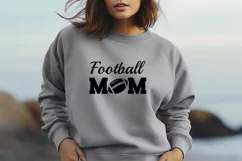 Football Mom SVG Cut File for Sports Moms, Touchdown Design Product Image 2