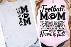 Football Mom PNG, Football Mom My Wallet is Empty PNG Product Image 4