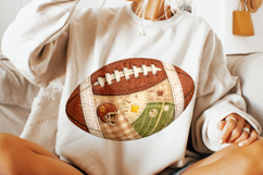 Football Patchwork Clipart PNG, Football Mama PNG, Sports Product Image 4