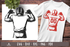 Football Player svg Custom Football Player SVG design