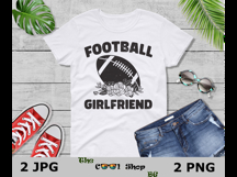 Football Girlfriend Png, Jpg, Football Girlfriend Shirt Png Product Image 3