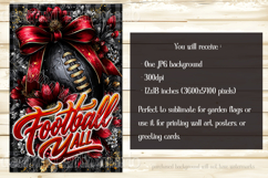 Football Garden Flag, RedGold Football Garden Flag, d4 Product Image 2