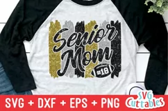 Football Senior Mom SVG | Football Shirt Product Image 1