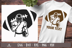 Football Silence SVG Custom Design