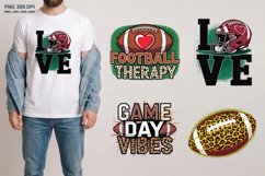 4 Football Sublimation SVG PNG Product Image 1