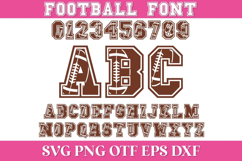 Football SVG Alphabet Product Image 1