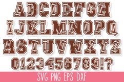 Football SVG Alphabet Product Image 2