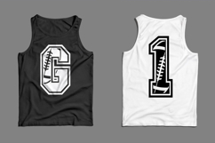 Football SVG Alphabet Product Image 3