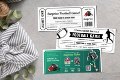 Football Ticket Canva Editable Template Product Image 7