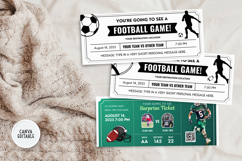 Football Ticket Canva Editable Template Product Image 9