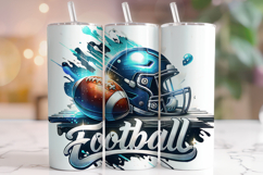 Football Tumbler Wrap, Game Day Tumbler Wrap, Football PNG Product Image 1