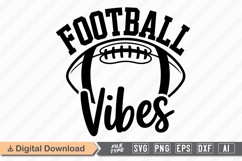 Football Vibes SVG | American Football SVG Product Image 1