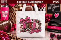 Game Day Babe Football | Coquette Sublimation Product Image 1