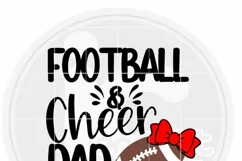 Cheer Football Dad svg, Cheer svg, Biggest Fan svg Product Image 2