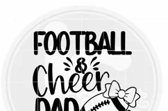 Football Cheer Dad svg, Cheer svg, Biggest Fan svg Product Image 5