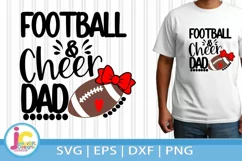 Cheer Football Dad svg, Cheer svg, Biggest Fan svg Product Image 1