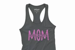 Football Mom | Sports Mom Life | Cute Mom Text SVG Product Image 4