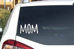 Football Mom | Sports Mom Life | Cute Mom Text SVG Product Image 3