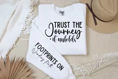 Trust The Journey Sleeve SVG, Motivational SVG Design Product Image 3